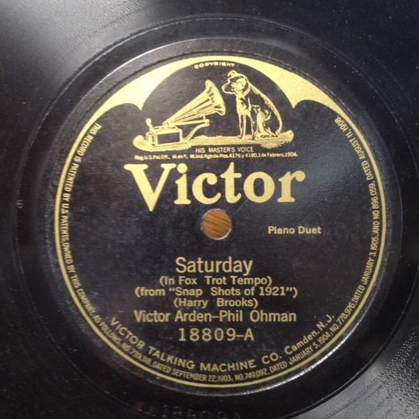 Phil Ohman, Victor Arden - Saturday / Oh Joy!