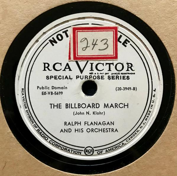 Ralph Flanagan And His Orchestra - I've Never Been In Love Before / The Billboard March