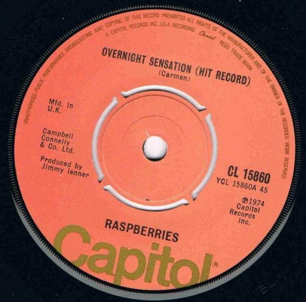Raspberries - Overnight Sensation (Hit Record)
