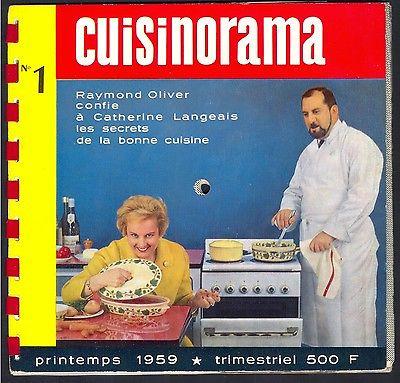Raymond Oliver, Catherine Langeais - Cuisinorama N°1 - Printemps 1959