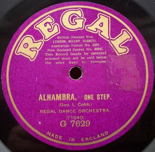 Regal Dance Orchestra - Alhambra / Mefoxtroteles
