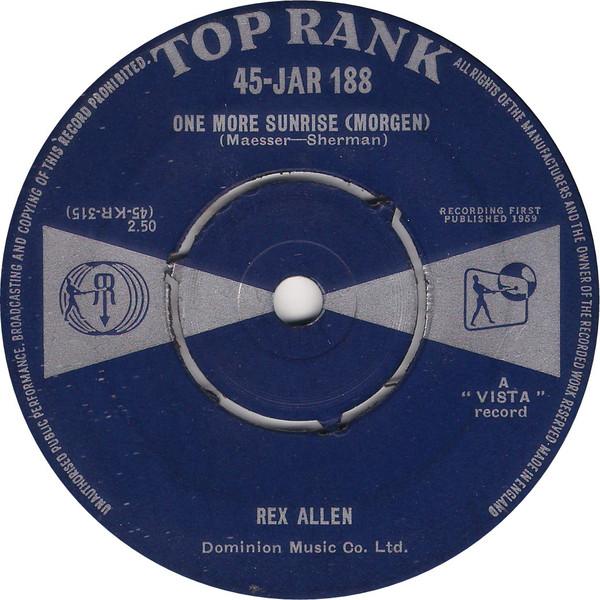 Rex Allen - One More Sunrise (Morgen)