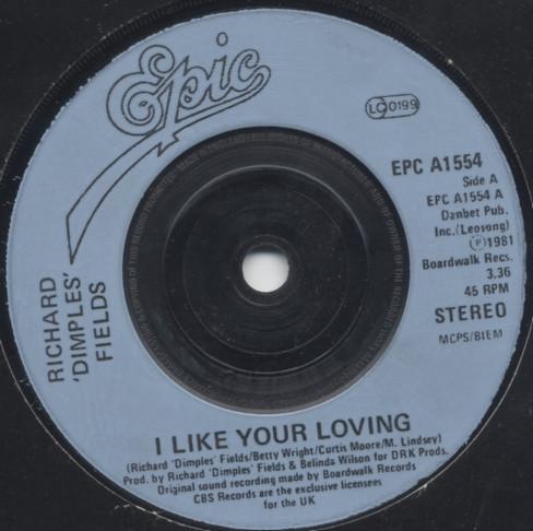Richard 'Dimples' Fields - I Like Your Loving