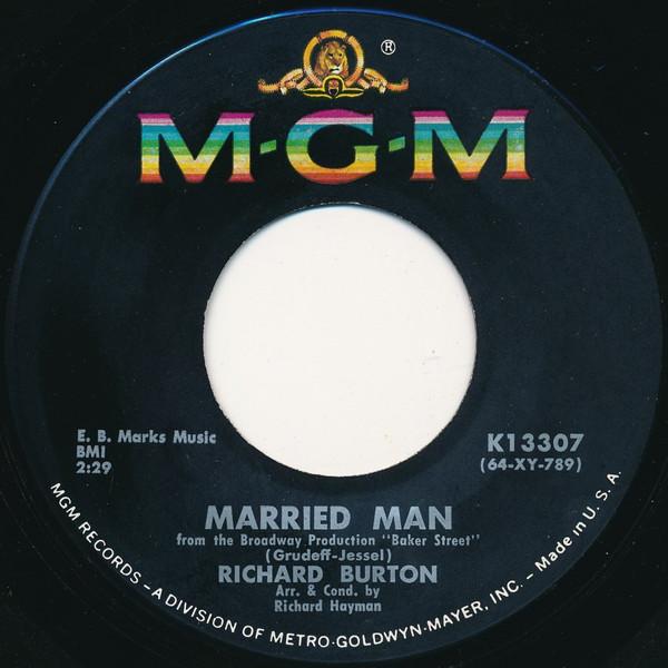 Richard Burton (2) - Married Man / Finding Words For Spring