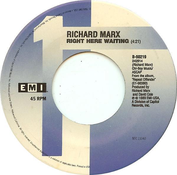 Richard Marx - Right Here Waiting