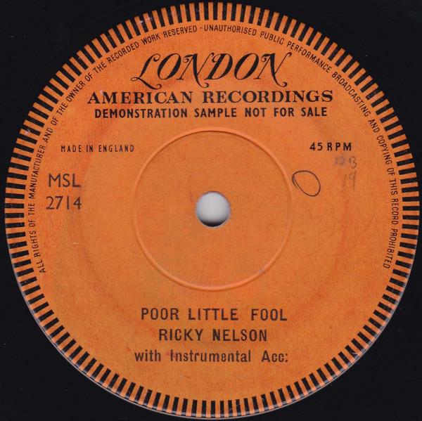 Ricky Nelson (2) - Poor Little Fool