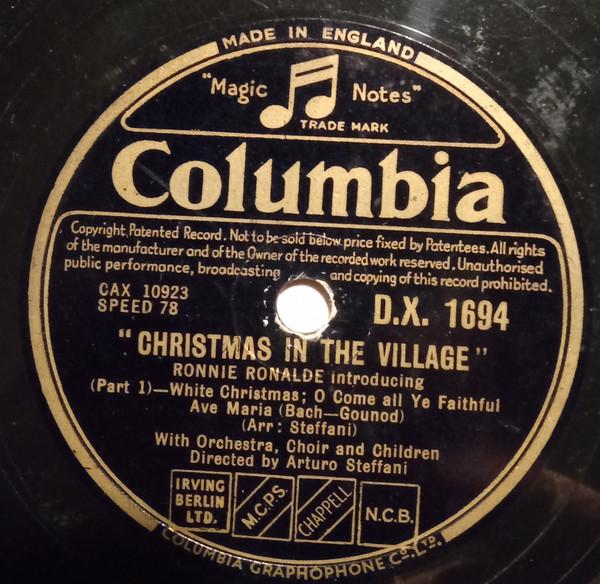 Ronnie Ronalde - Christmas In The Village