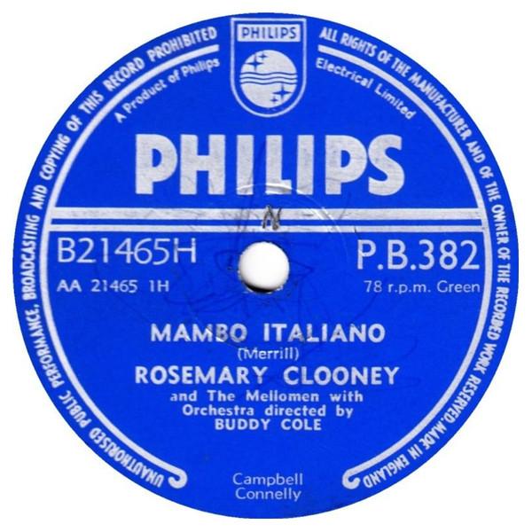 Rosemary Clooney, The Mellomen - Mambo Italiano / We'll Be Together Again