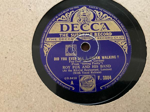 Roy Fox & His Band - Did You Ever See A Dream Walking? / Lou’siana Lullaby