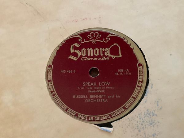 Russell Bennett And His Orchestra - Why Do I Love You / Speak Low