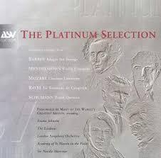 Samuel Barber, Wolfgang Amadeus Mozart, Maurice Ravel, The London Symphony Orchestra, Robert Schumann, Felix Mendelssohn-Bartholdy, The Academy Of St. Martin-in-the-Fields, Sir Neville Marriner, Emma Johnson, The Lindsays - The Platinium Selection