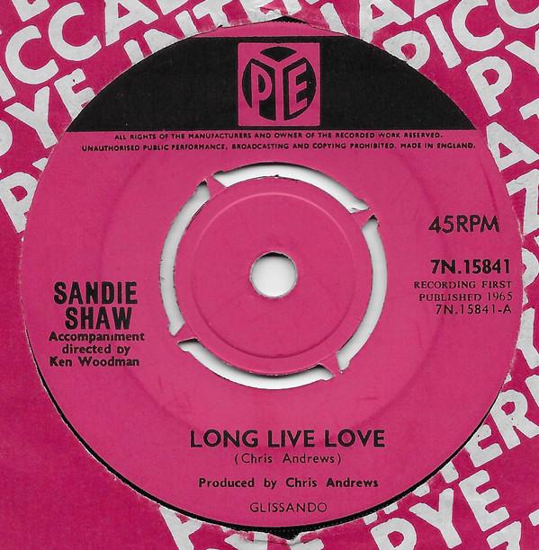 Sandie Shaw - Long Live Love