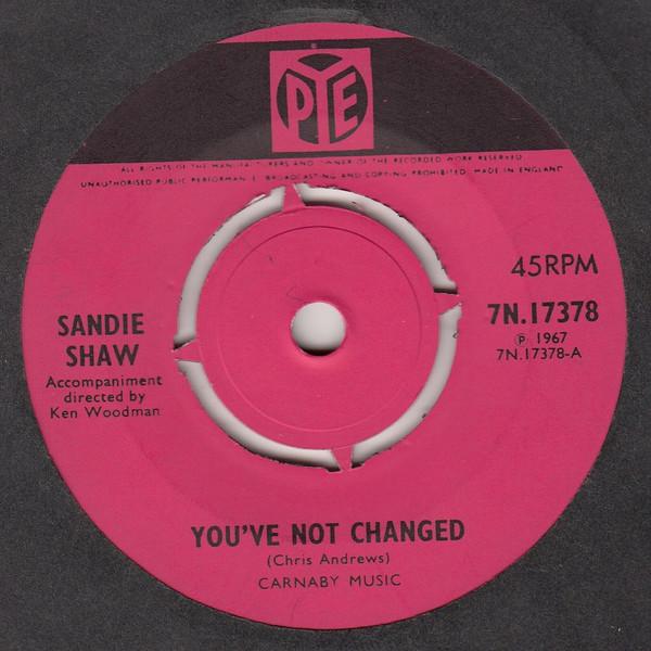 Sandie Shaw - You've Not Changed