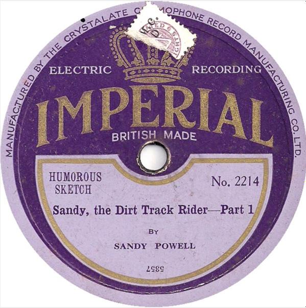 Sandy Powell - Sandy, The Dirt Track Biker