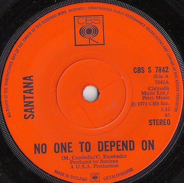 Santana - No One To Depend On