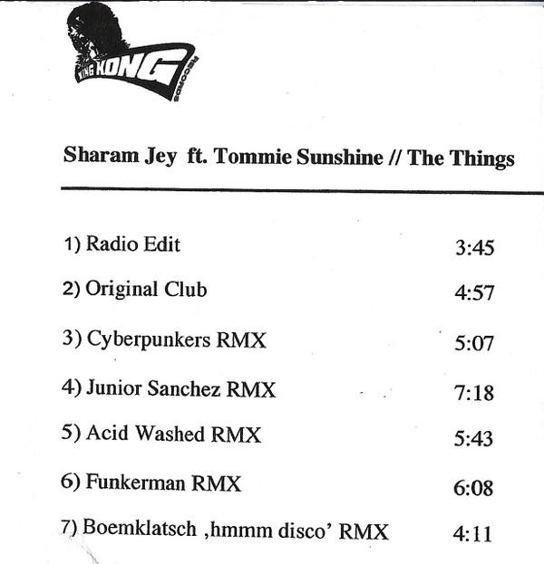Sharam Jey - The Things