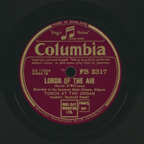 Sidney Torch - Lords Of The Air / There'll Always Be An England