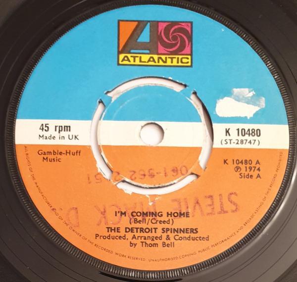 Spinners - I'm Coming Home / He'll Never Love You Like I Do