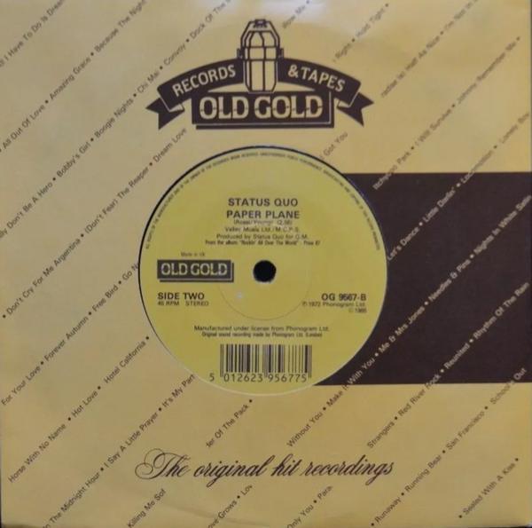 Status Quo - Rockin' All Over The World / Paper Plane