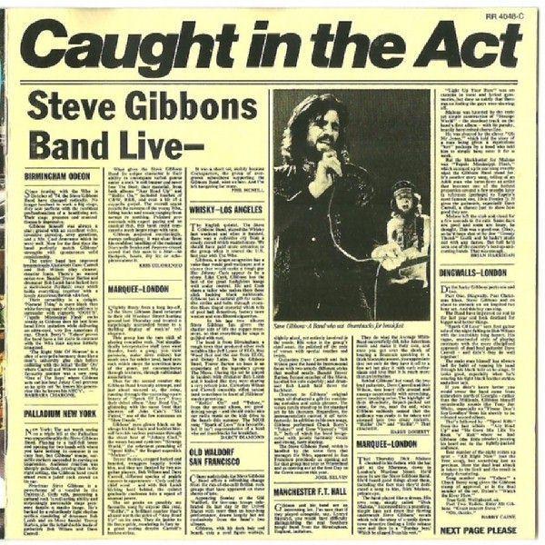 Steve Gibbons Band - Caught In The Act