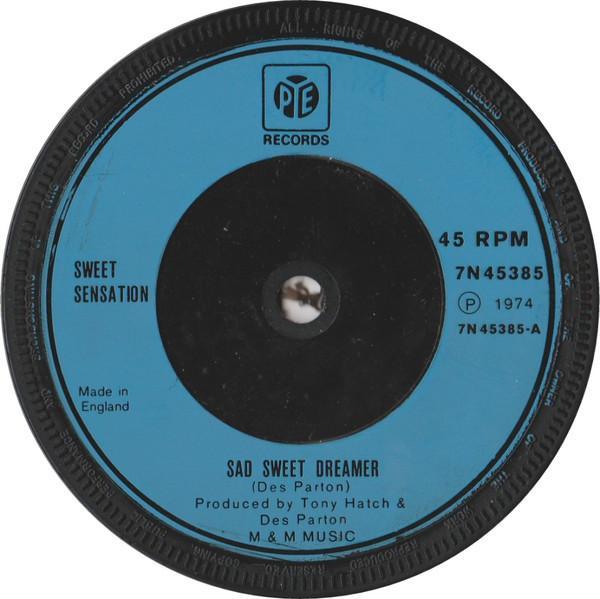 Sweet Sensation  - Sad Sweet Dreamer