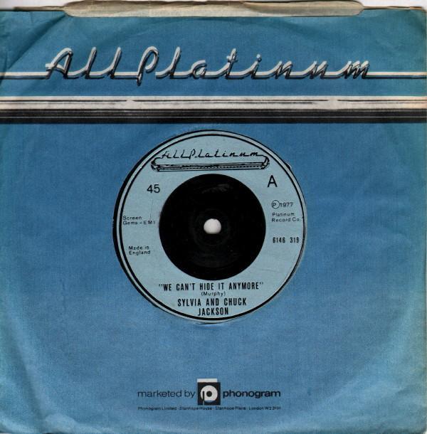 Sylvia Robinson, Chuck Jackson - We Can't Hide It Anymore