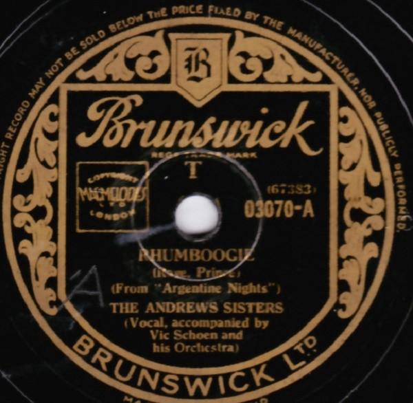 The Andrews Sisters - Rhumboogie / The Cockeyed Mayor Of Kaunakakai