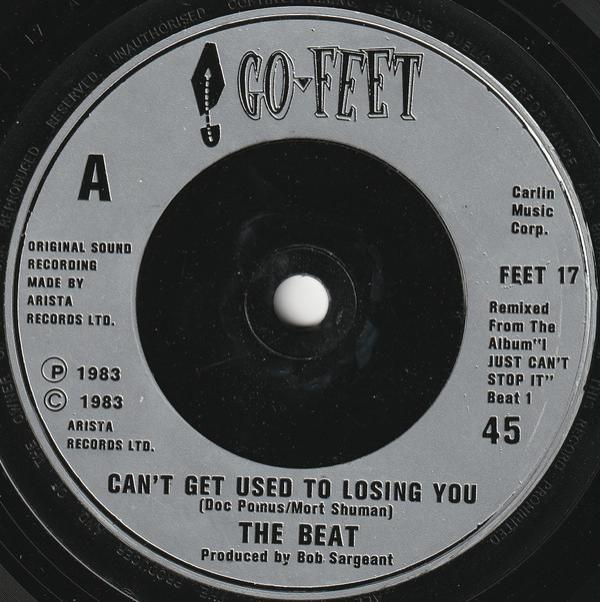 The Beat (2) - Can't Get Used To Losing You