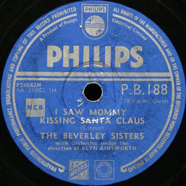 The Beverley Sisters - I Saw Mommy Kissing Santa Claus