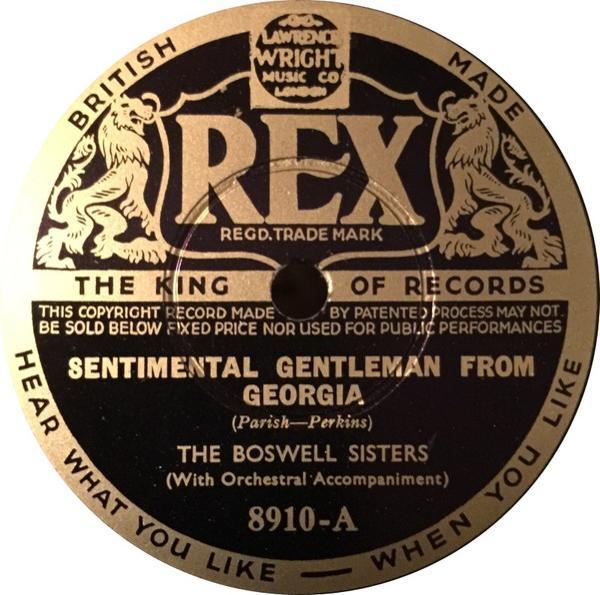 The Boswell Sisters - Sentimental Gentleman From Georgia / Mood Indigo