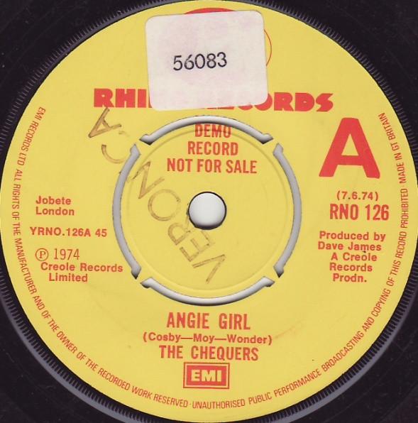 The Chequers - Angie Girl