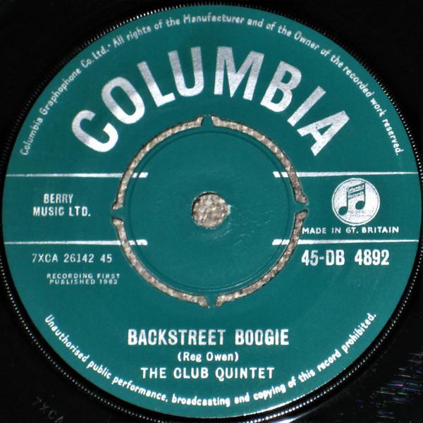 The Club Quintet, Ray Martin And His Concert Orchestra - Backstreet Boogie / Heladero