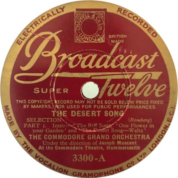 The Commodore Grand Orchestra - The Desert Song