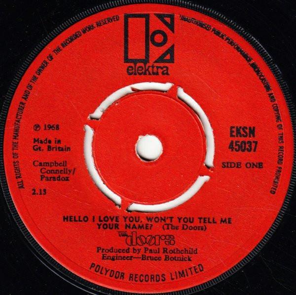 The Doors - Hello I Love You, Won't You Tell Me Your Name?