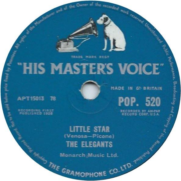 The Elegants - Little Star / Getting Dizzy