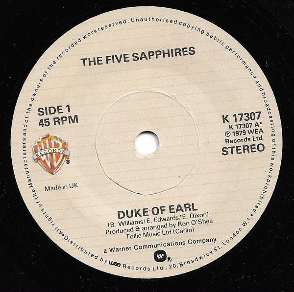 The Five Sapphires - Duke Of Earl