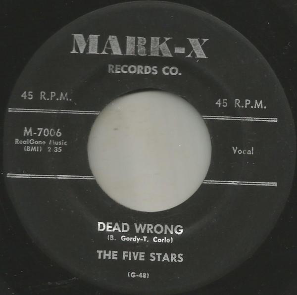 The Five Stars (5) - Ooh Shucks / Dead Wrong