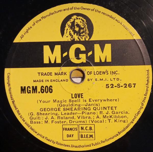 The George Shearing Quintet - Love (Your Magic Spell Is Everywhere) / Night Flight
