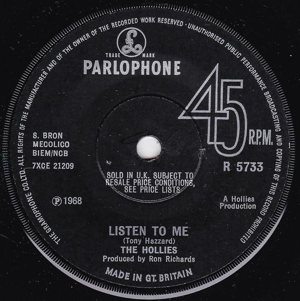 The Hollies - Listen To Me