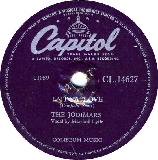 The Jodimars - Lot'sa Love / Rattle My Bones