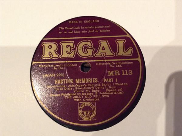 The Jolly Old Fellows - Ragtime Memories