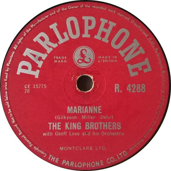 The King Brothers - Marianne / Little By Little