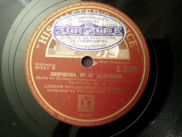 The London Philharmonic Orchestra, Landon Ronald - Chopiniana, Op. 46 / Spring Song - Spinning Song (Bees' Wedding)
