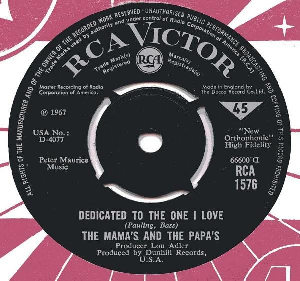 The Mamas & The Papas - Dedicated To The One I Love
