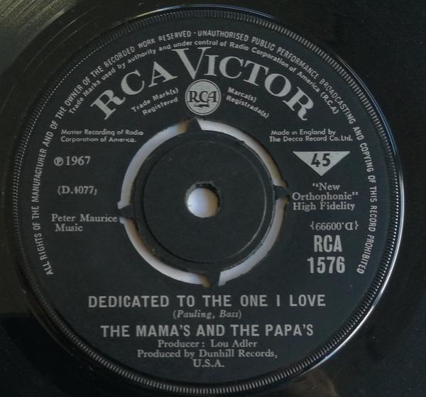 The Mamas & The Papas - Dedicated To The One I Love