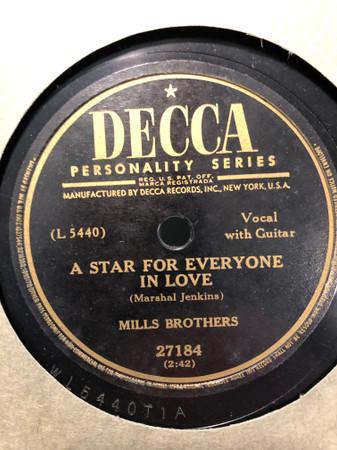 The Mills Brothers - A Star For Everyone In Love / I'm Afraid To Love You