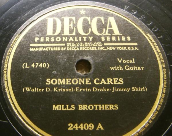 The Mills Brothers - Someone Cares / Confess
