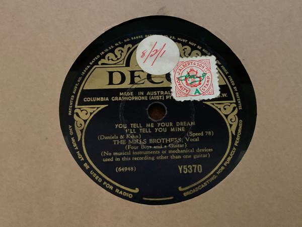 The Mills Brothers - You Tell Me Your Dream I’ll Tell You Mine 