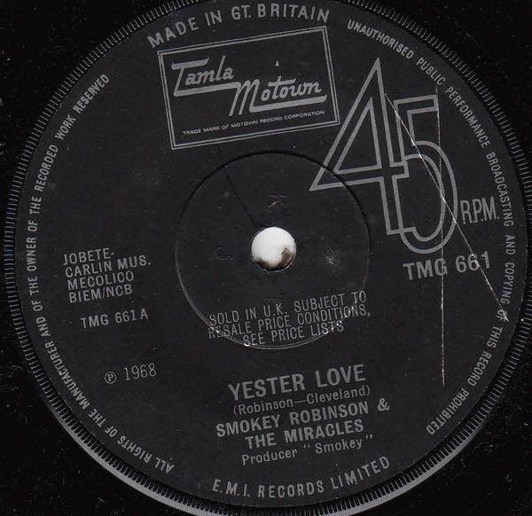 The Miracles - Yester Love
