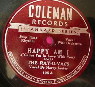 The Ray-O-Vacs - Happy Am I / Why Did You Break My Heart